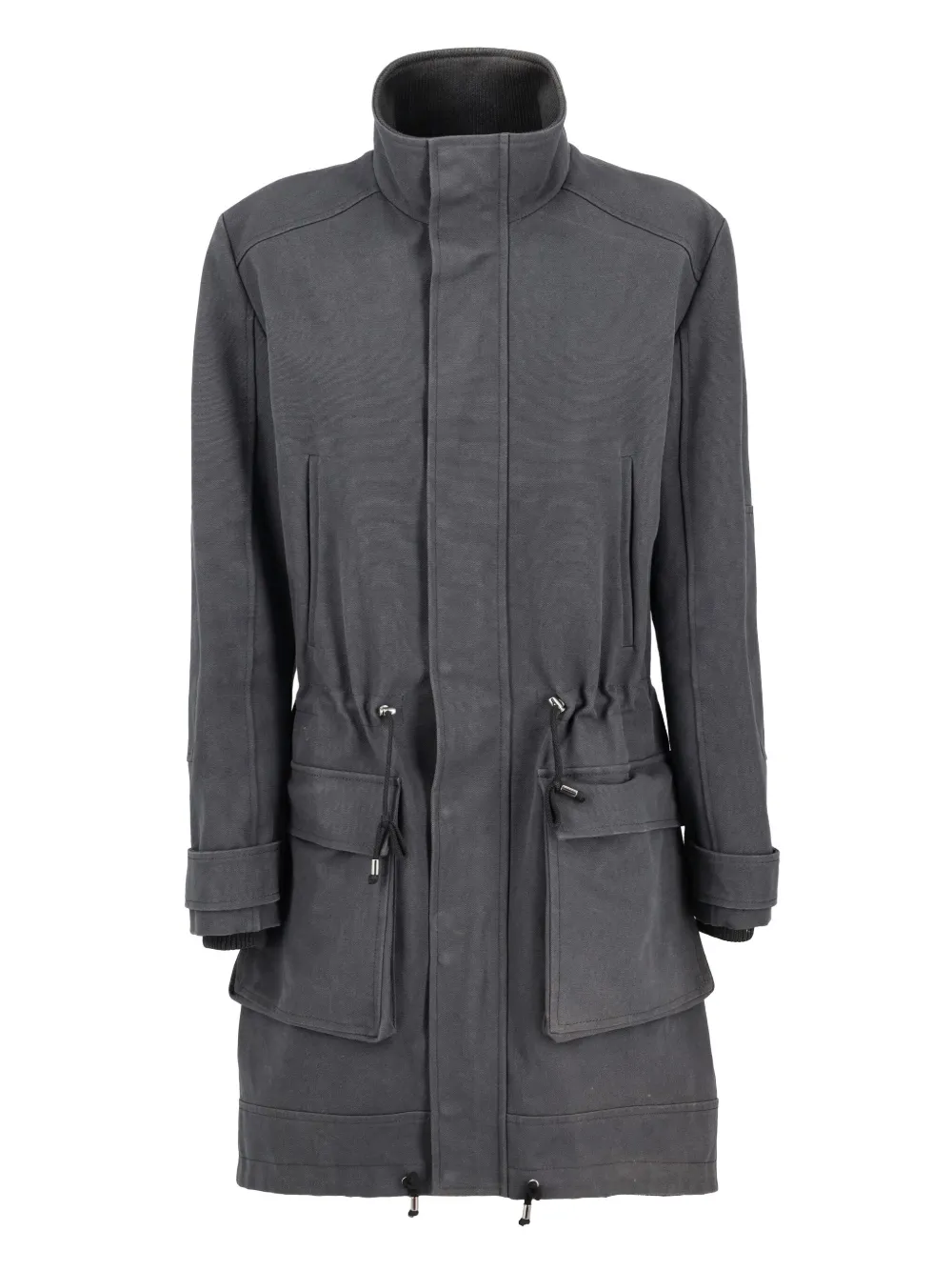 Christian Pellizzari patch-pocket parka coat | Grey | Image 1