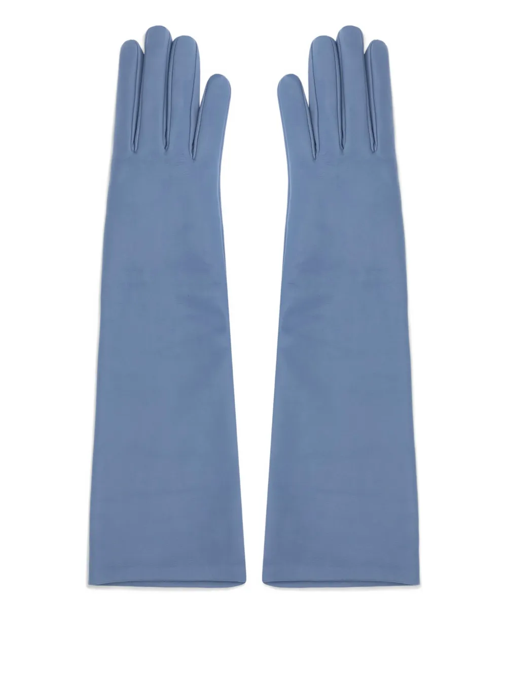 Cri.da Leather Gloves In Blue