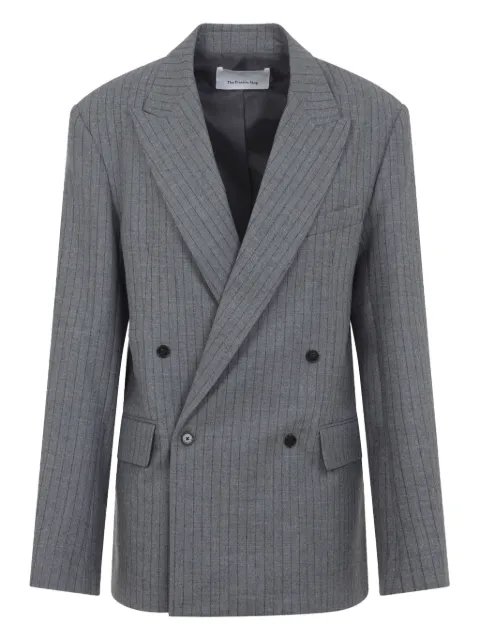 The Frankie Shop pinstripe double-breasted jacket