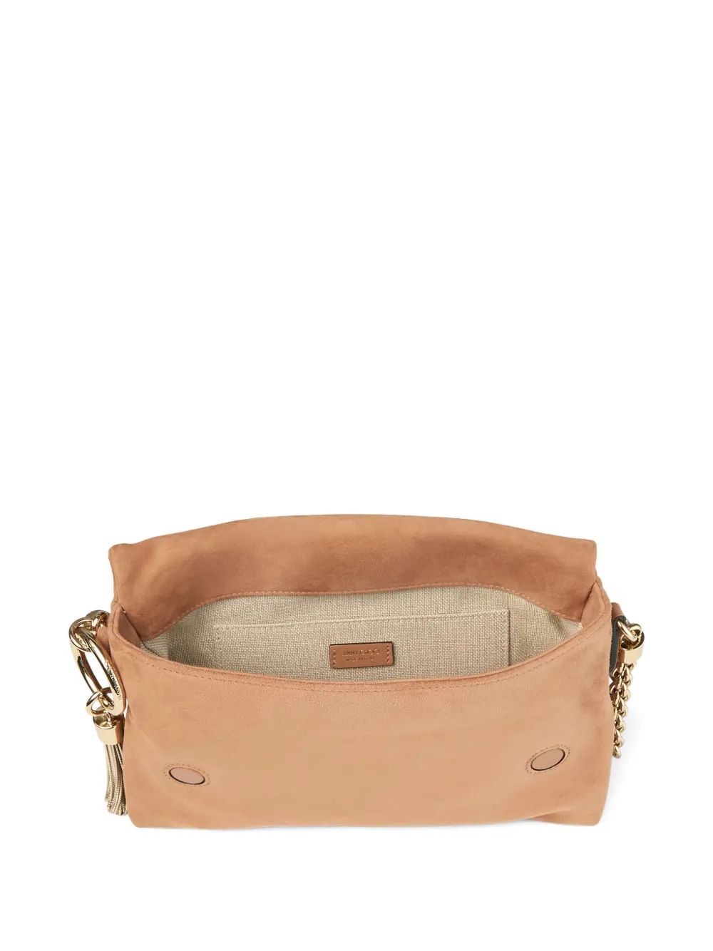 Jimmy Choo Callie Shoulder Bag In Neutral