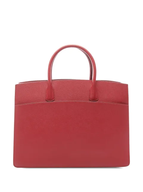 Hermès Pre-Owned 2002 Courchevel Whitebus GM handbag