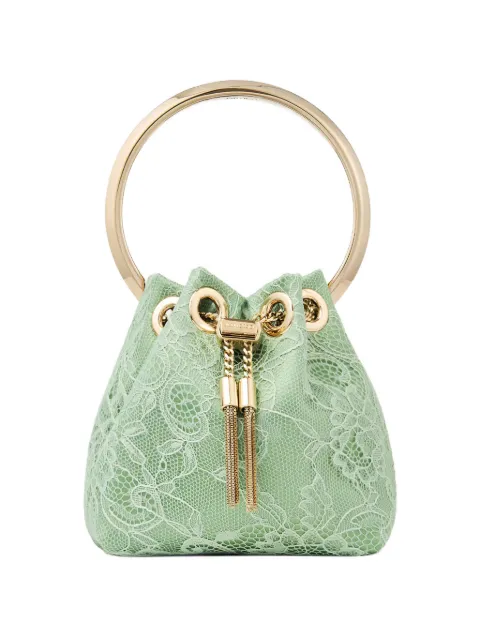 Jimmy Choo lace handle bon bon mini bag