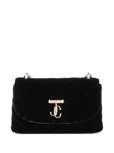 Jimmy Choo small Curve velvet cross body bag