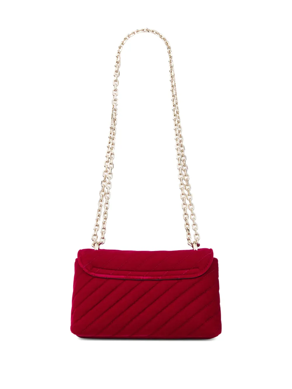 Jimmy Choo Logo-patch Cross Body Bag In Red