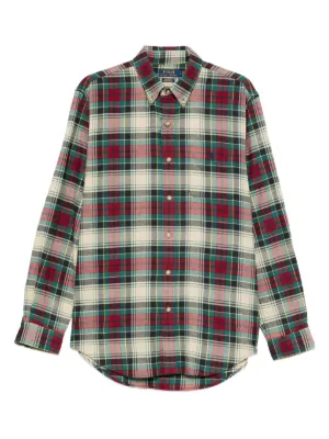 Auralee Airy チェック シャツ | ブルー | FARFETCH JP