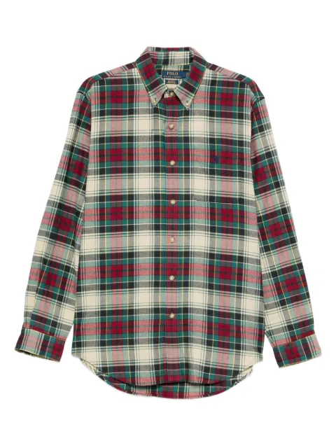 Polo Ralph Lauren check-print cotton shirt