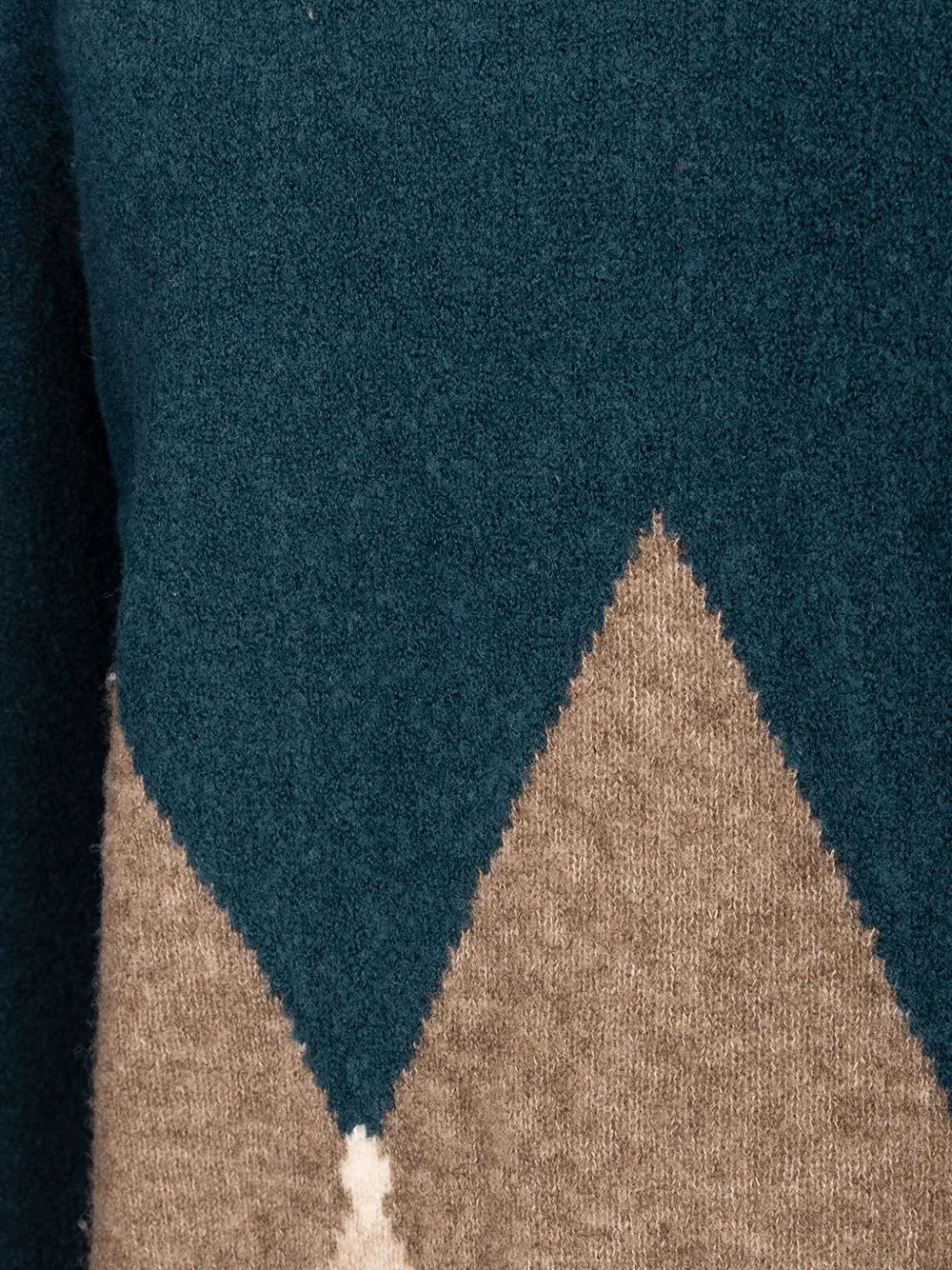 Ballantyne Bouclé trui met diamant - Blauw