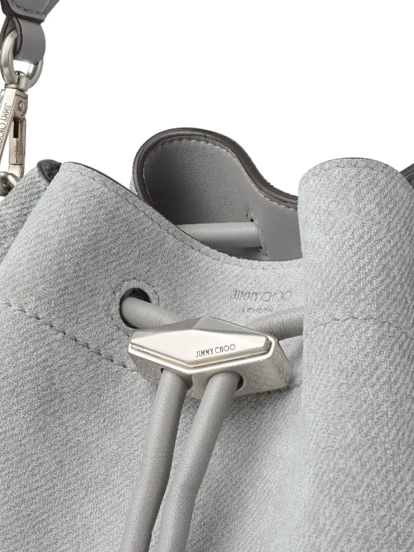 JIMMY CHOO 2wayドローストリング ショルダーバッグ Jimmy Choo Cinch ドローストリング ショルダーバッグ M | グレー