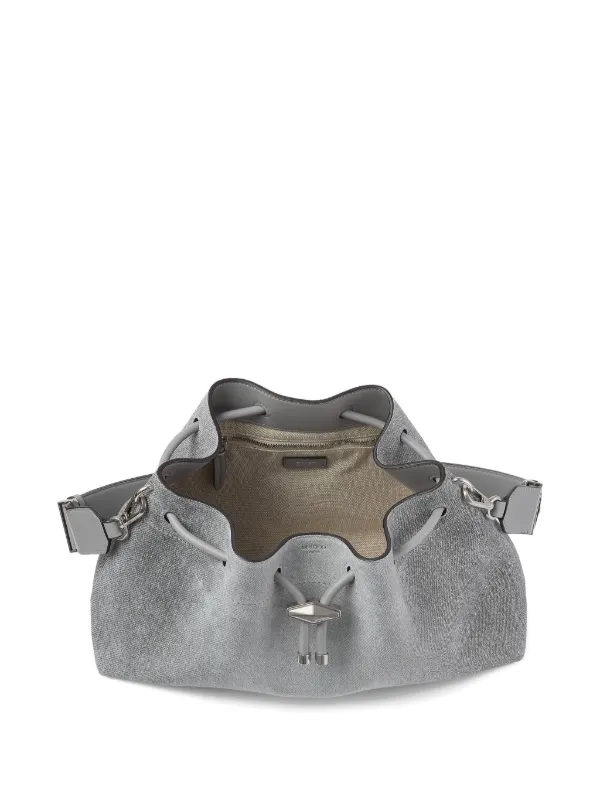Jimmychoo ショルダーバッグ jimmy choo JC FLAP CROC EMBOSSED CALF CHAIN BAG (Jimmy Choo