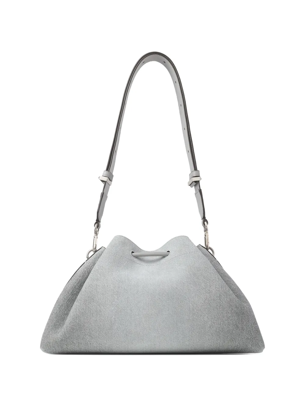 Jimmy Choo Cinch ドローストリング ショルダーバッグ M | グレー