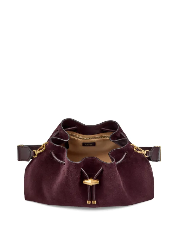 Jimmy Choo Cinch スエードショルダーバッグ M | パープル | FARFETCH JP