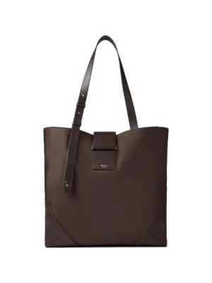 JIMMY CHOO グレー レザートートバッグ Jimmy Choo Lenny ハンドバッグ M | グレー | FARFETCH JP