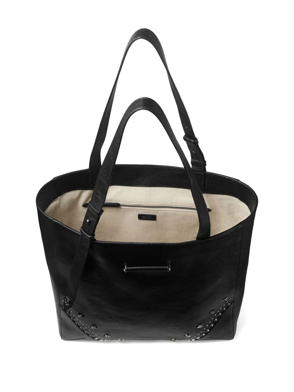 Jimmy Choo Medium Bar Vertical shopper Zwart