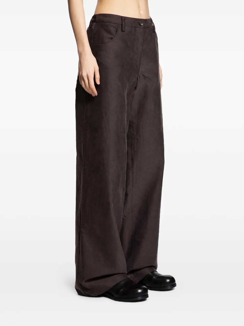  Ziggy Chen Straight-leg Trousers - Purple 
