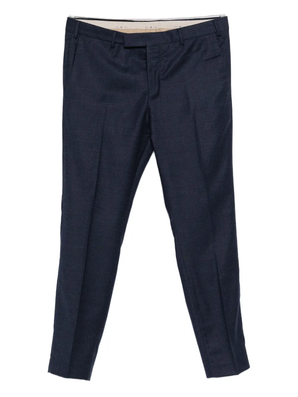 PT Torino checked pants | Blue | Image 1