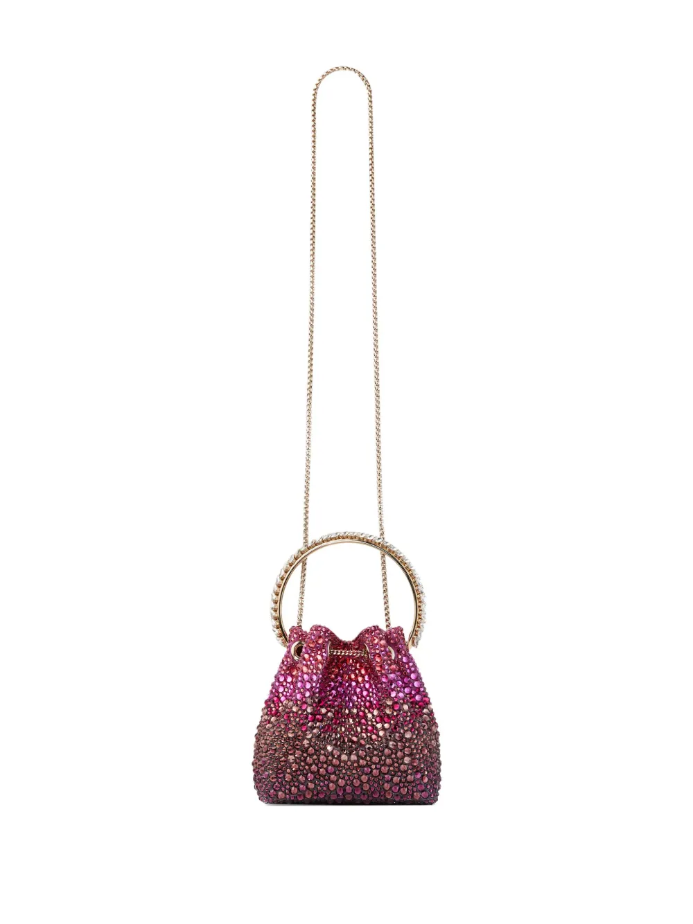 Jimmy Choo Bon Bon crystal-embellished mini bag | Bucket Bags | Image 2