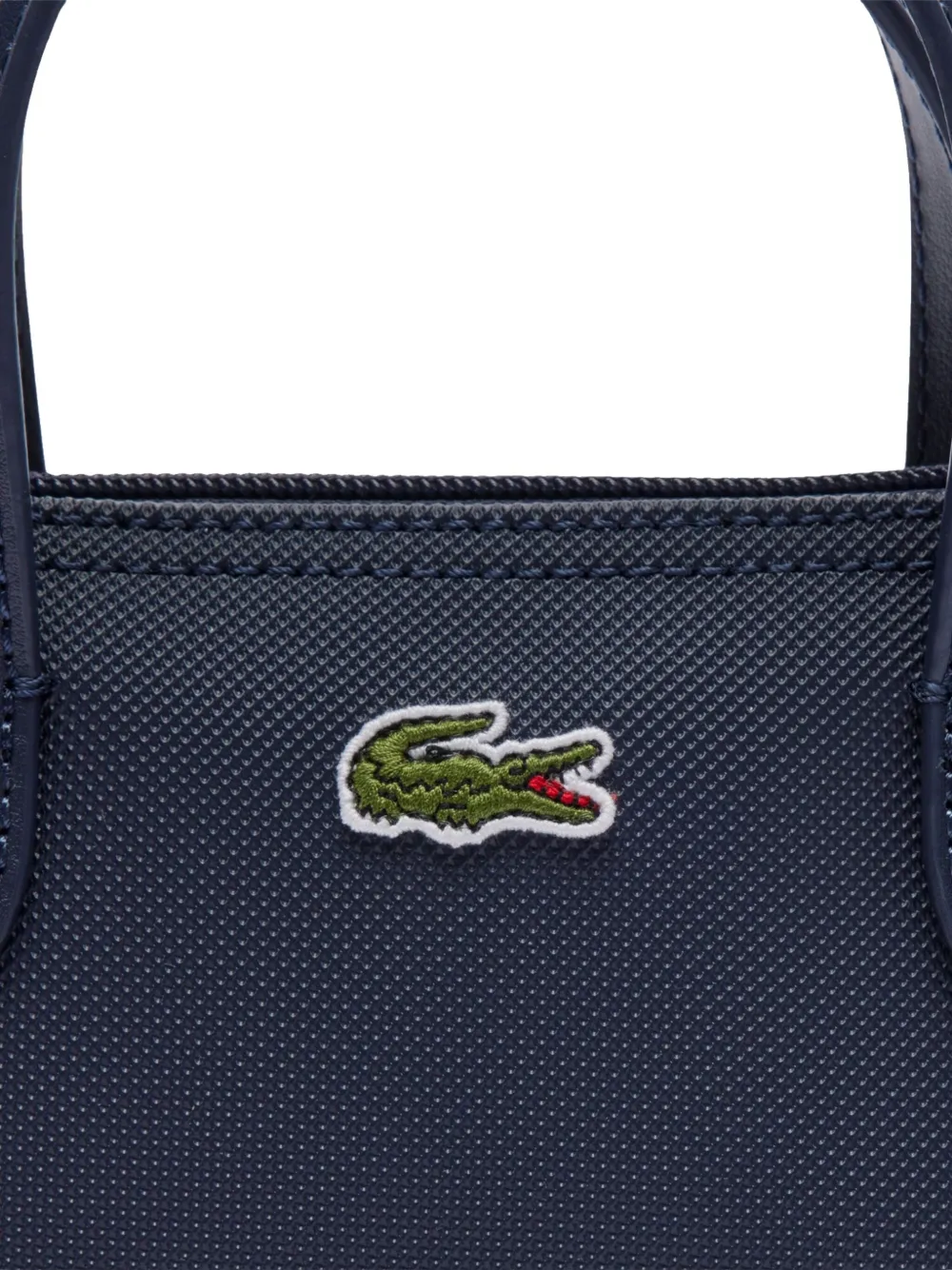 Lacoste Mini L.12.12 Concept Tote Bag In Black