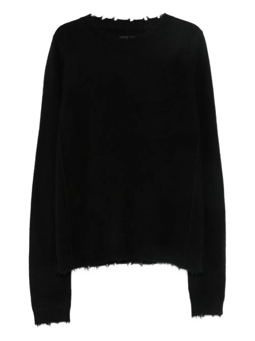 Frei-Mut frayed sweater | Black | Image 1