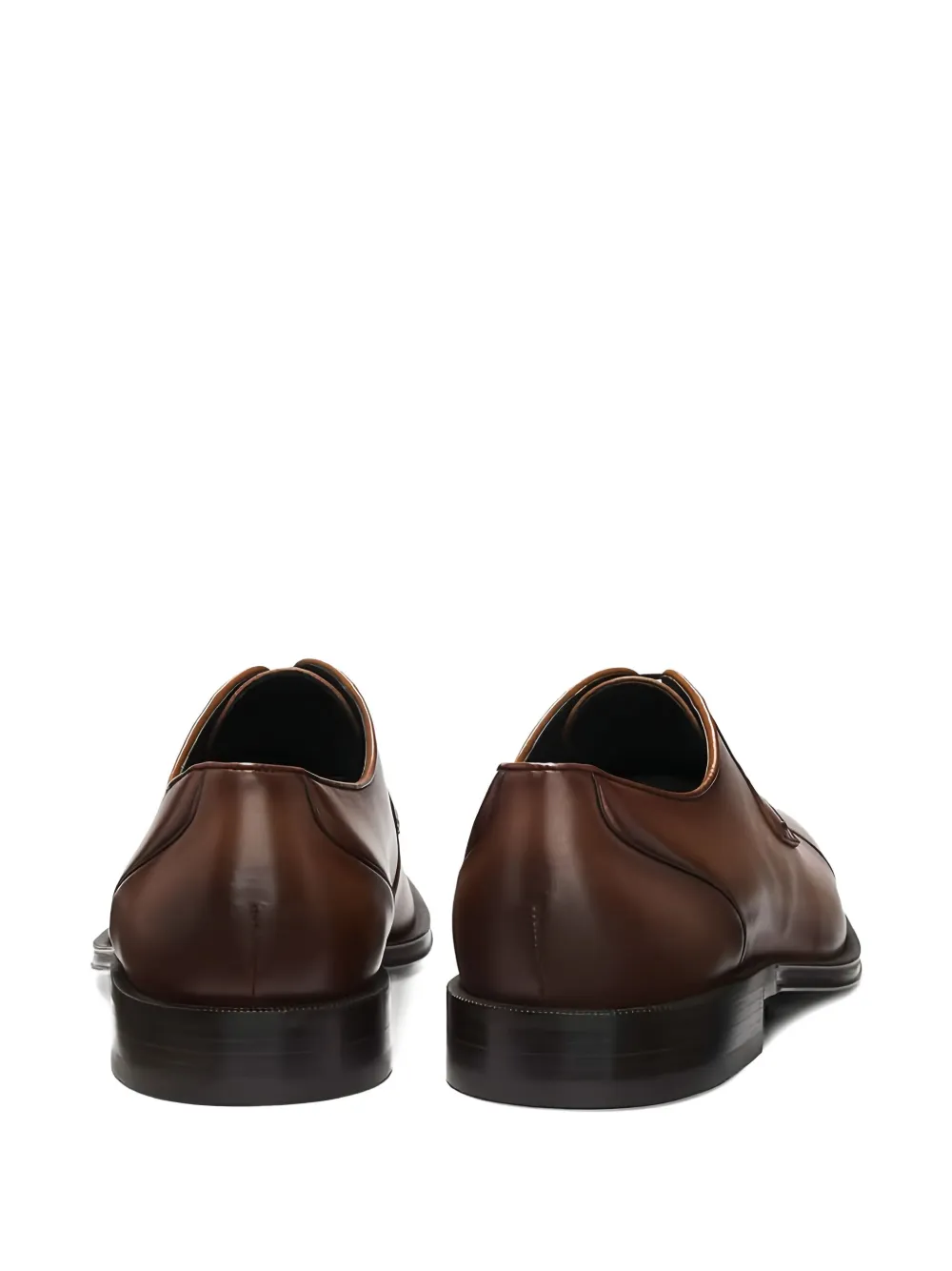 BOSS Derby schoenen met bewerkte neus Bruin