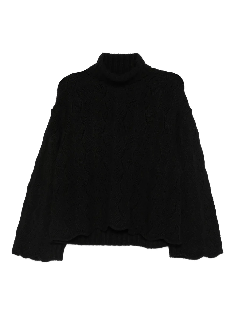 TWINSET pointelle-knit jumper - Nero