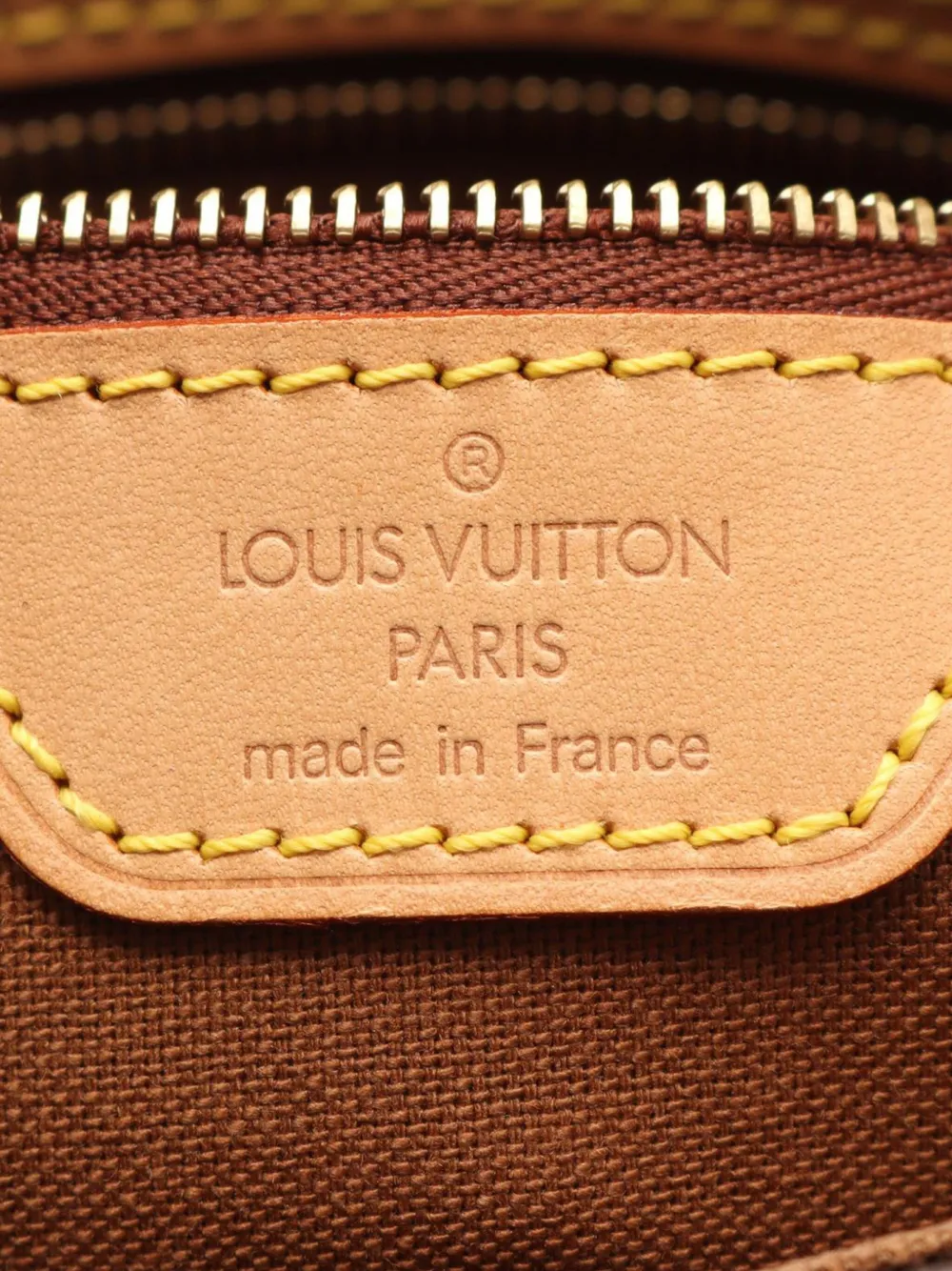 Pre-owned Louis Vuitton 2003 Monogram Mini Looping Shoulder Bag In Brown