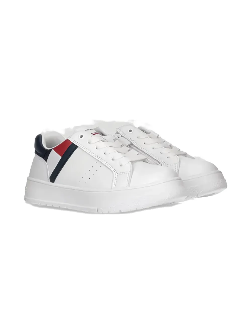 Tommy Hilfiger Junior Sneakers met gestreept detail - Wit