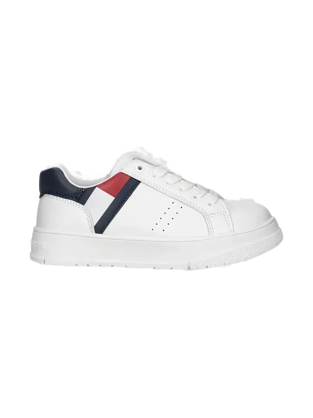 Tommy Hilfiger Junior Sneakers met gestreept detail Wit