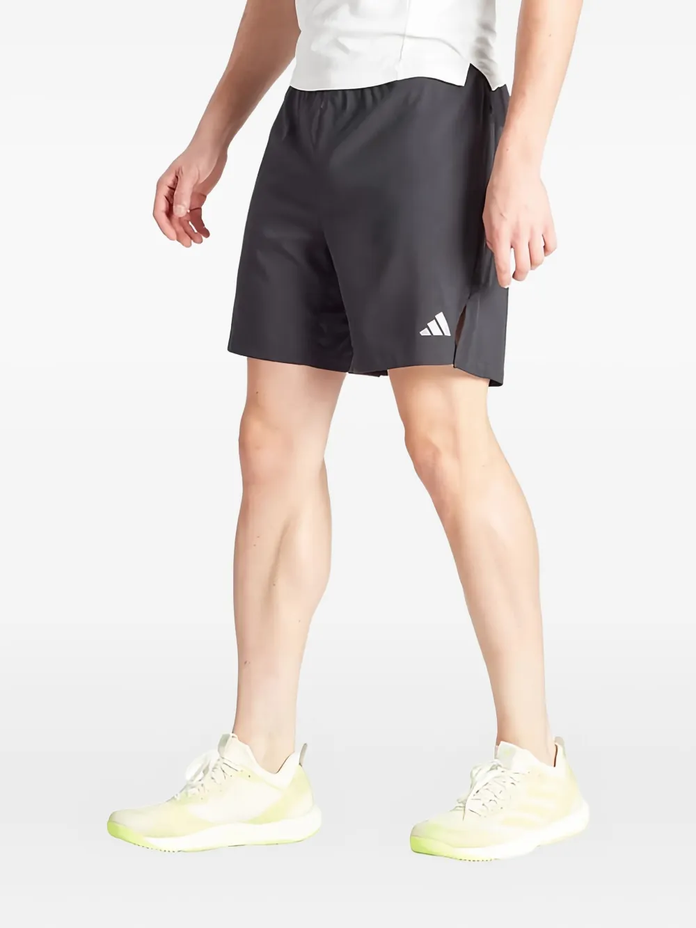 adidas Trainingsshorts met logodetail Zwart