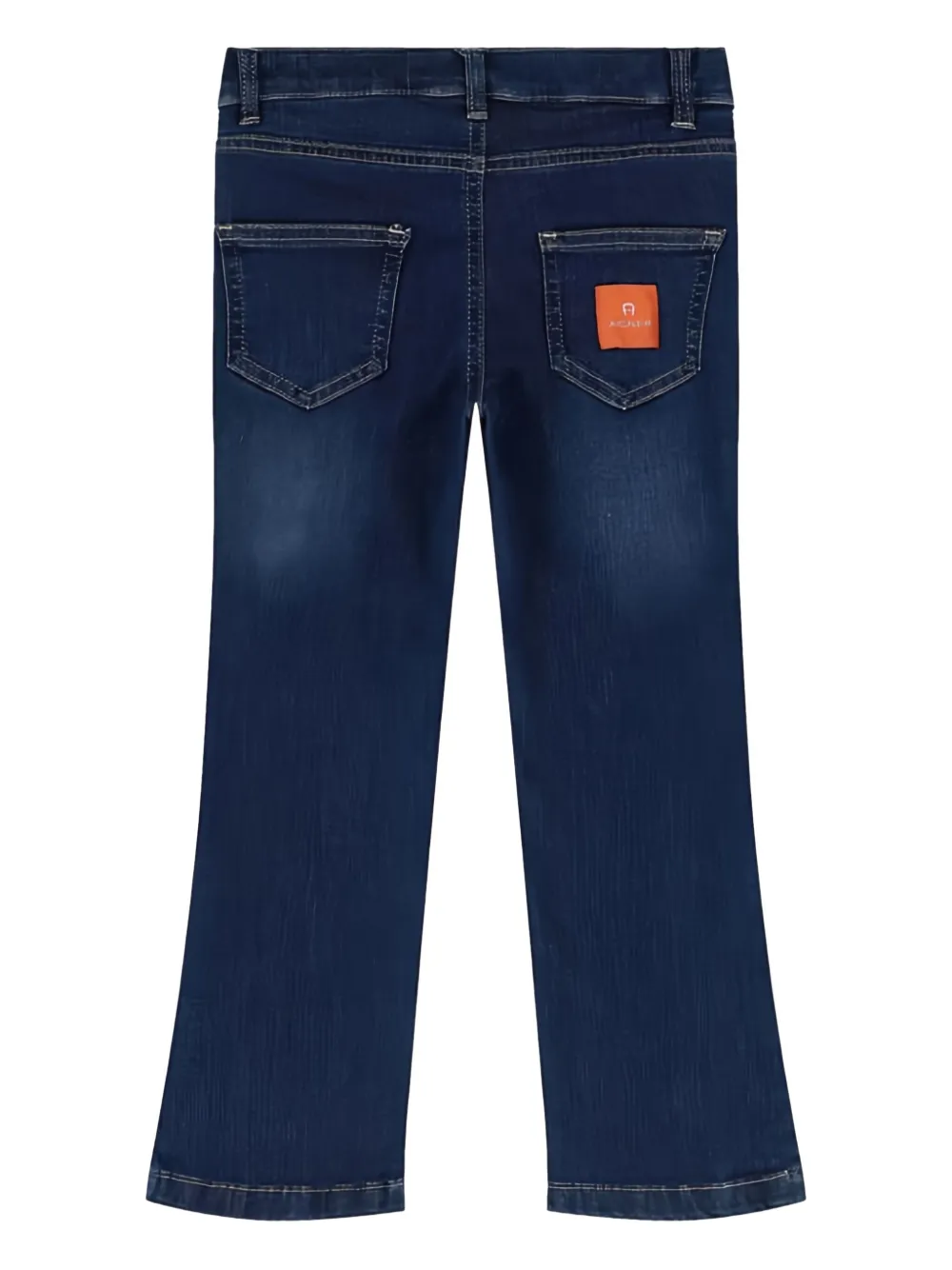 Aigner Kids Jeans met hartpatroon Blauw
