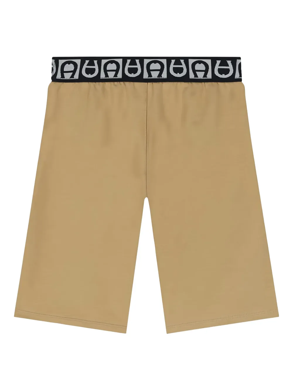 Aigner Kids Shorts met logoband Bruin