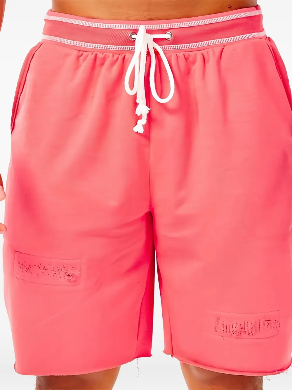 Squatwolf Golden Era Ripped Shorts In Pink