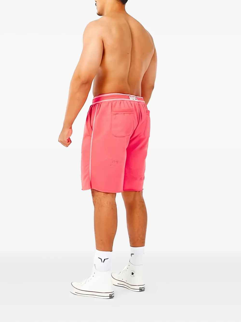Squatwolf Golden Era Ripped Shorts In Pink