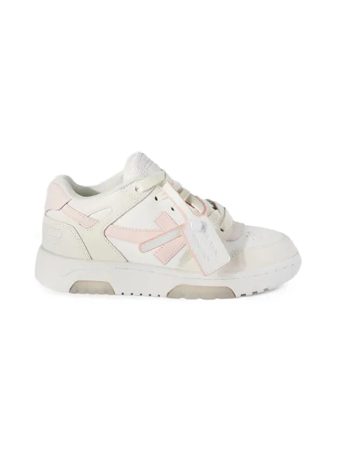 Off-White Kids logo-patch lace-up sneakers