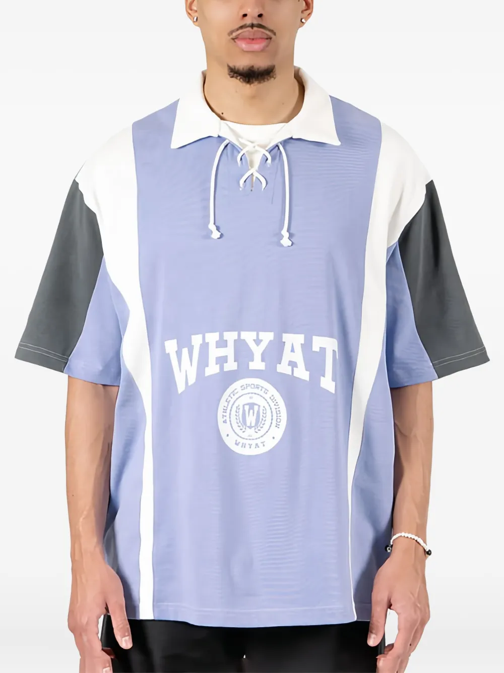 WHYAT T-shirt con logo - Viola