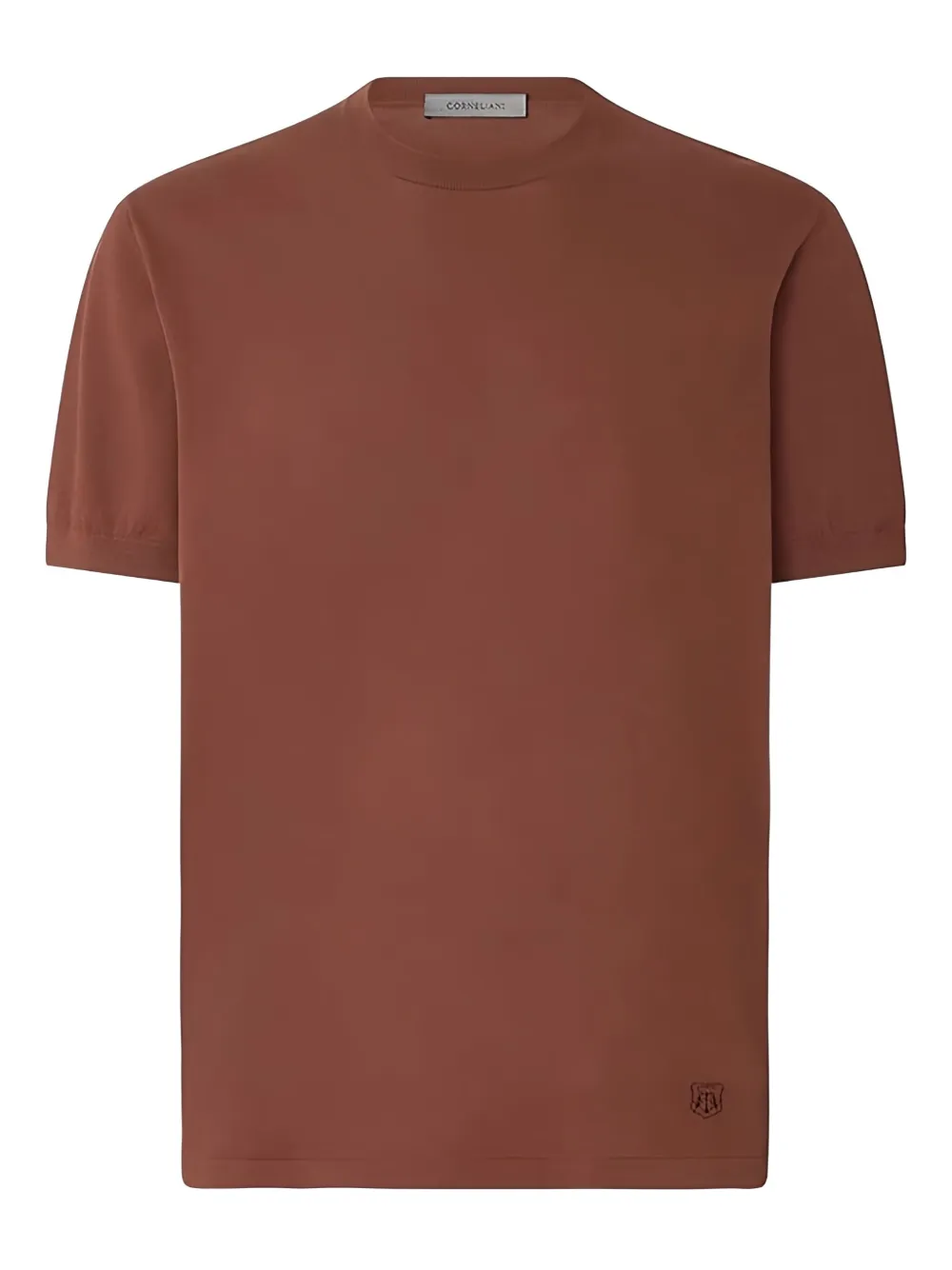 Corneliani playera con cuello redondo | marrón | Image 1