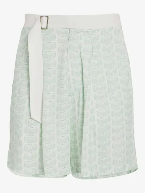 WHYAT belt pattern shorts