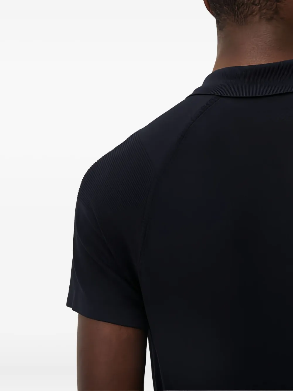 Alphatauri Essential-colar Polo Shirt In Blue