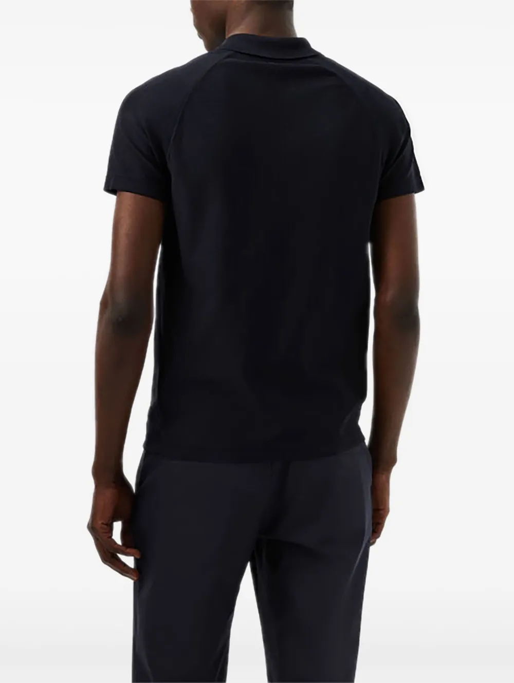 Alphatauri Essential-colar Polo Shirt In Blue