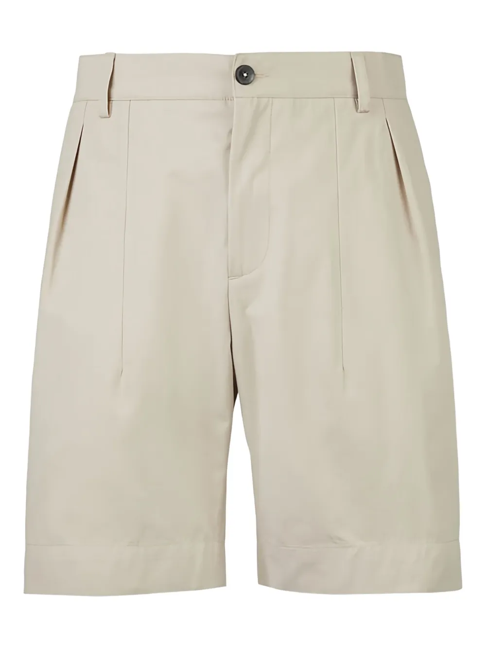 Sease shorts de algodón con pinzas | neutro | Image 1