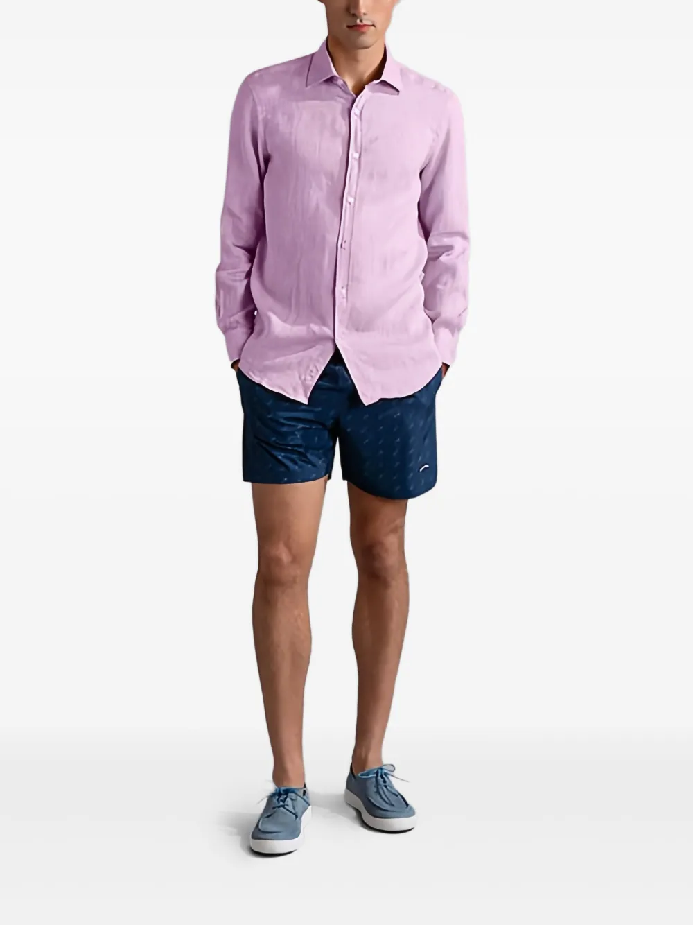 Paul & Shark Overhemd met knoopsluiting - Roze