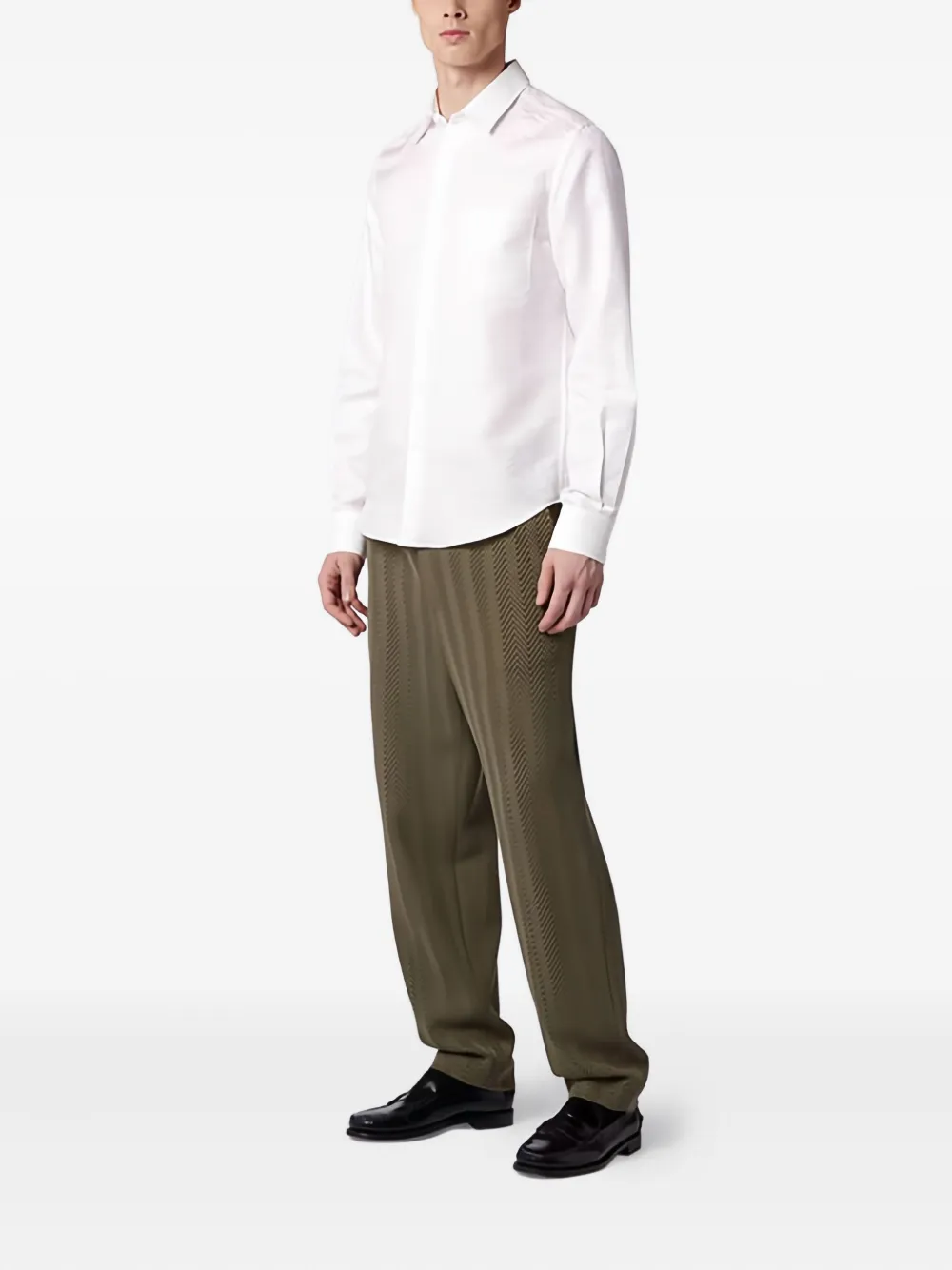 Missoni Overhemd met borstzak en lange mouwen Wit