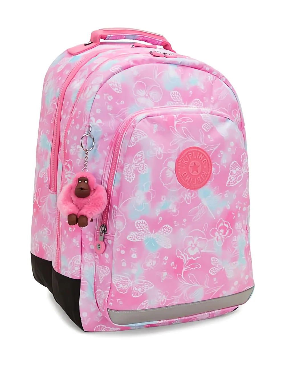 Kipling Rugzak met bloemenprint - Roze