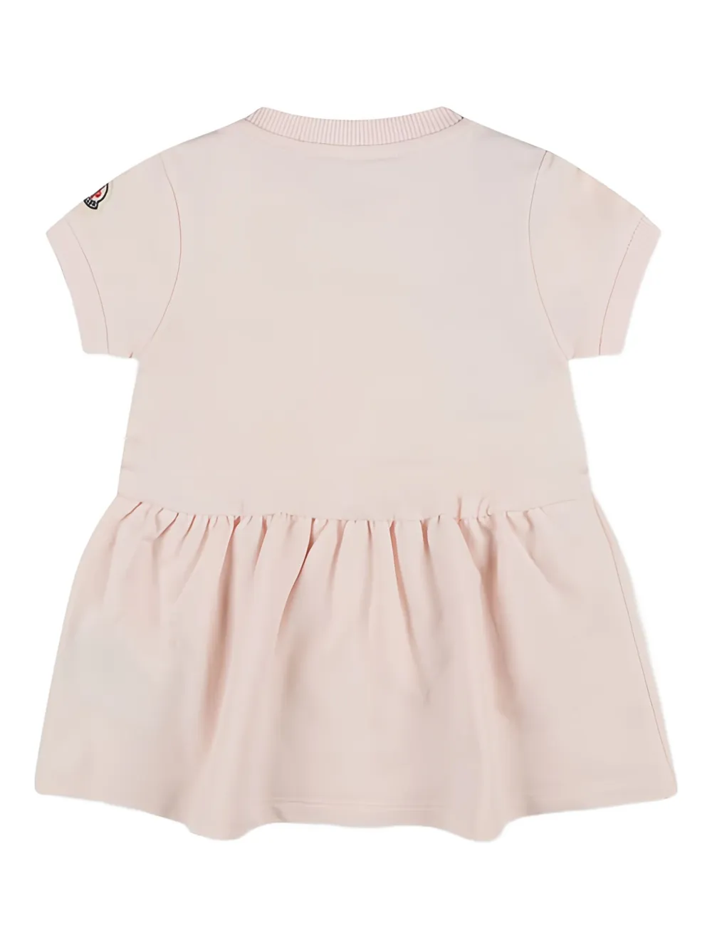 Moncler Enfant graphic-print dress - Roze