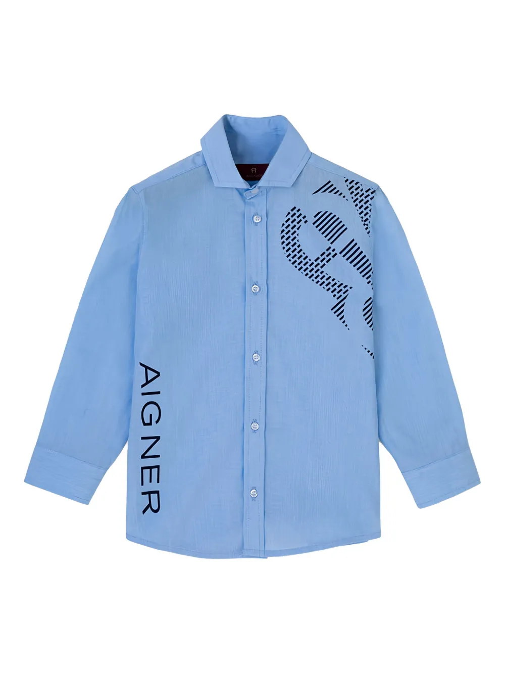 Aigner Logo-print Shirt In Blue
