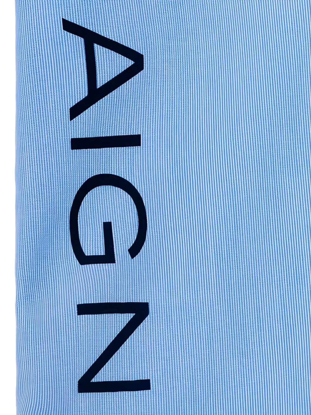 Aigner Logo-print Shirt In Blue