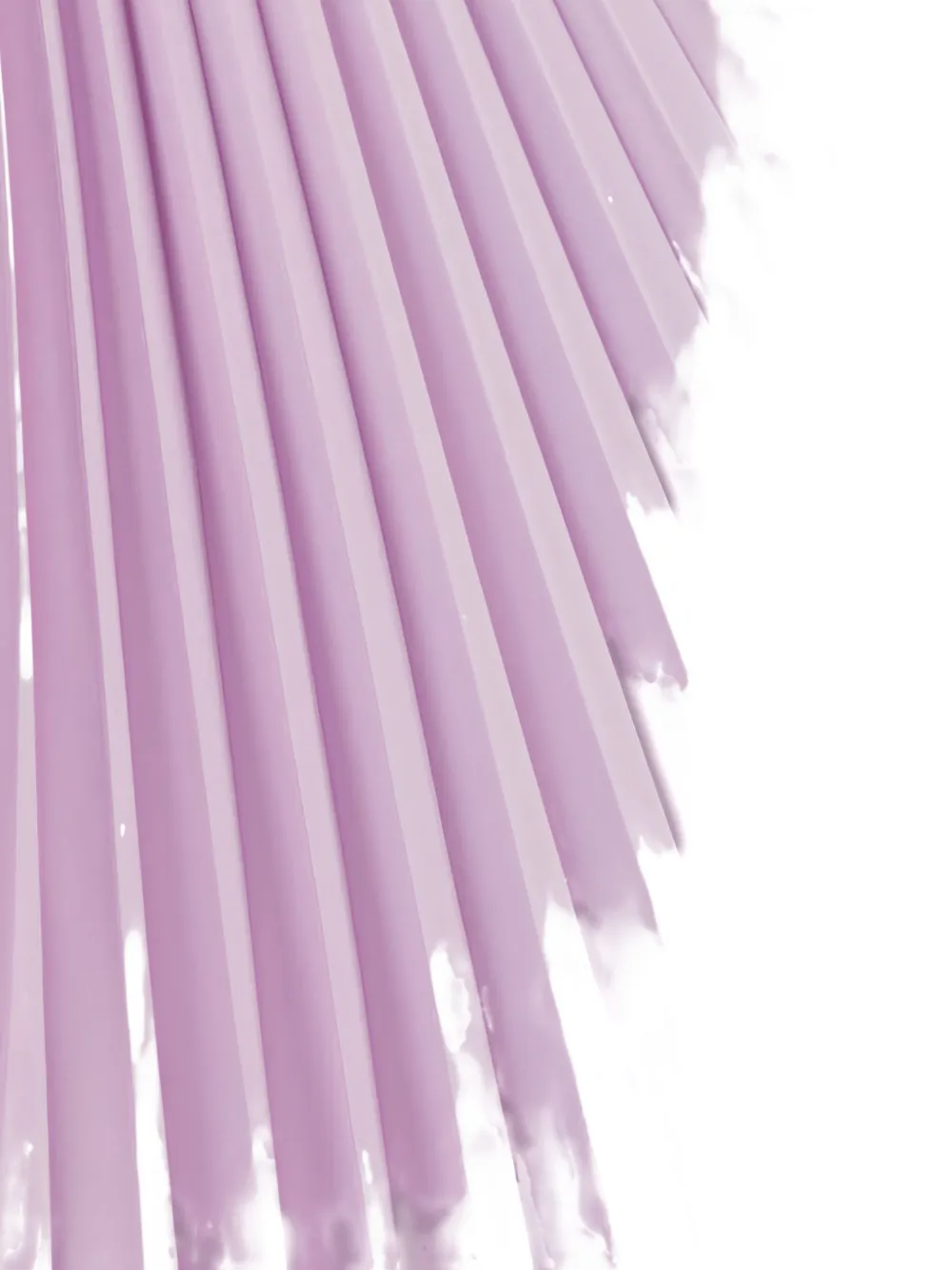 ELIE SAAB JUNIOR Geplooide jurk met ruches Paars