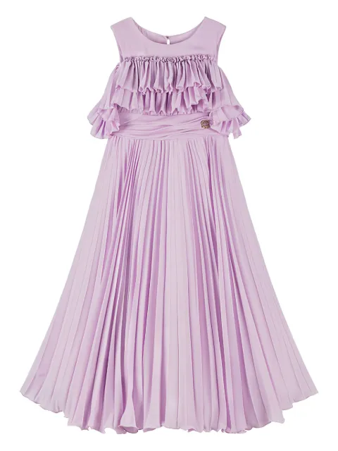 ELIE SAAB JUNIOR robe plissée à volants