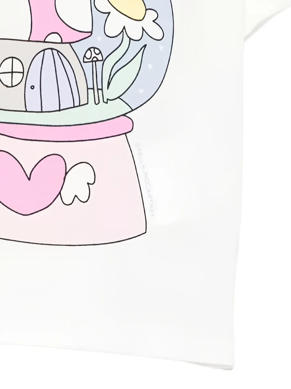 Stella McCartney Kids Ladybird T-shirt Wit