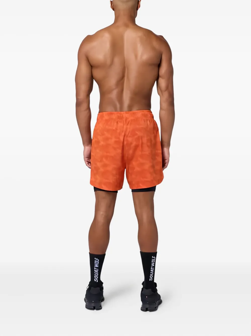 Squatwolf Limitless-2-in-17" Shorts In Orange