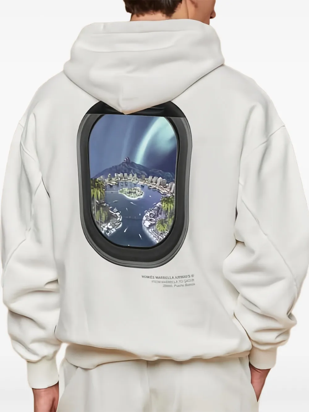 HOMIES MARBELLA Videogame katoenen hoodie Wit